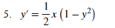 5. y =(1- ")
5. у
