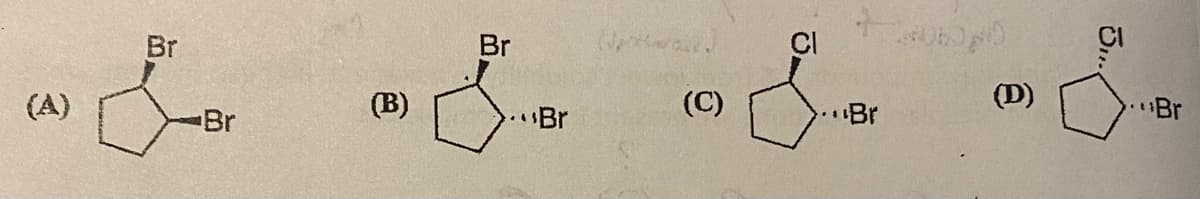 (A)
Br
Br
(B)
Br
..Br
(2)
(C)
1
Br
SAUBOND
(D)
JI..
Br