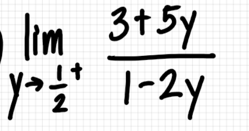 lim 3+5y
|-2
