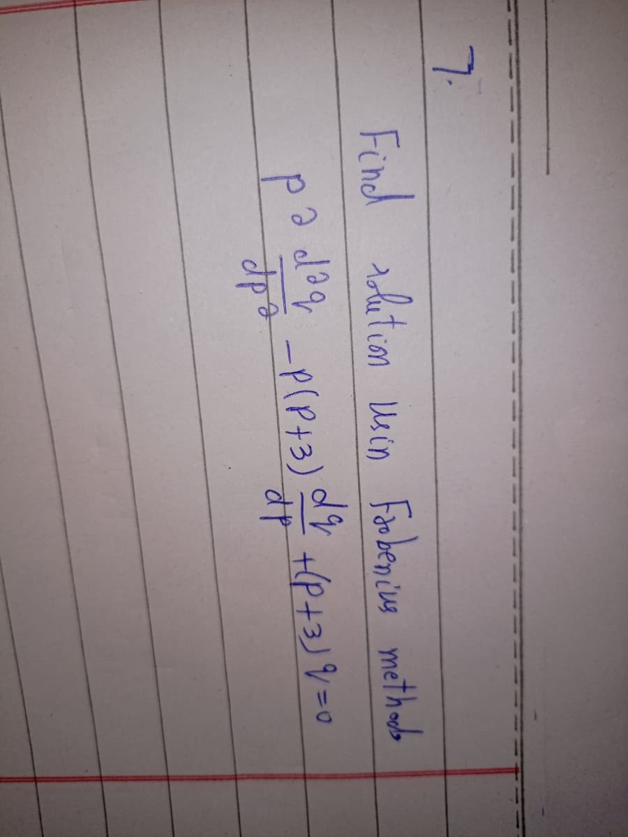 7.
Find latcn Uin Farbencue methanh
bep
-P(P+3)
0=18 ret dj+
