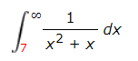 1
dx
X
