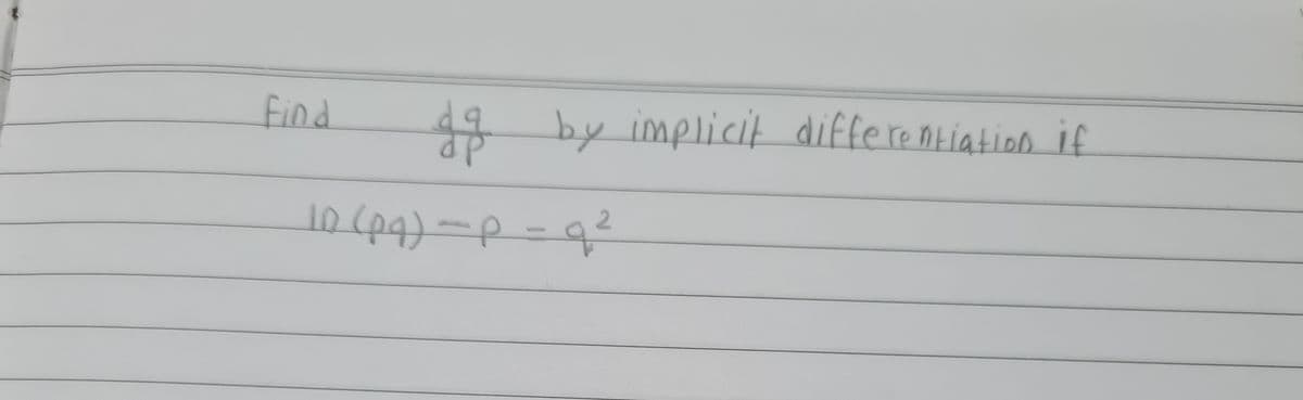 find
by implicit differentiation if
2.
