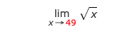 lim Vx
X.
X-49

