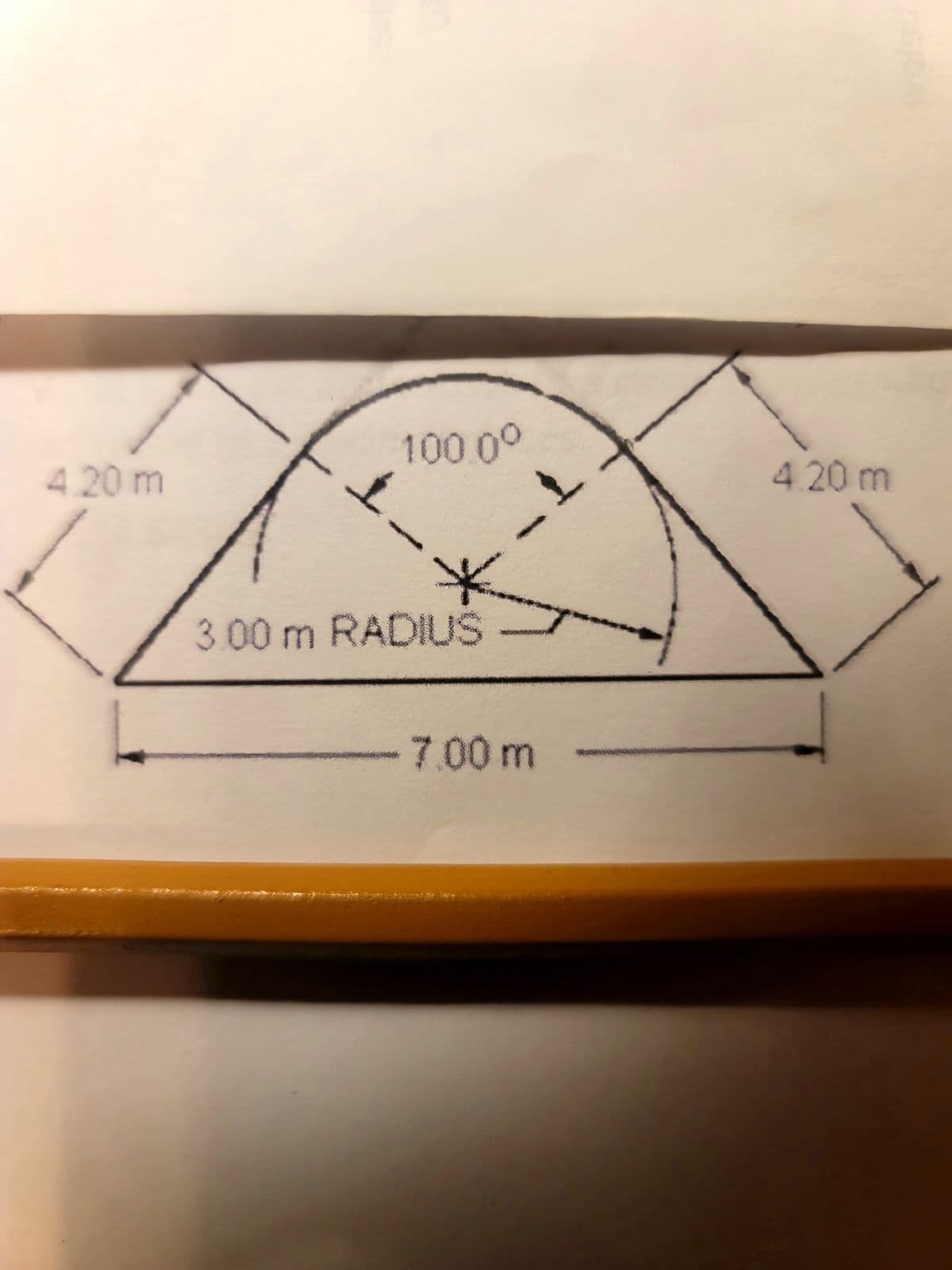 4.20 m
100.00
1-
*
3.00 m RADIUS
7.00 m
T
4.20 m