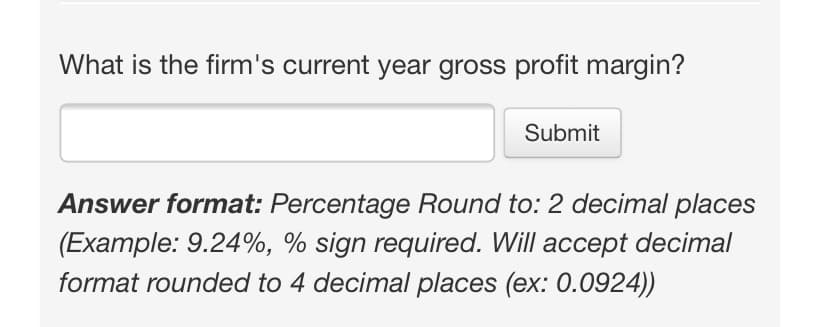 irm's current year gross profit margin?
