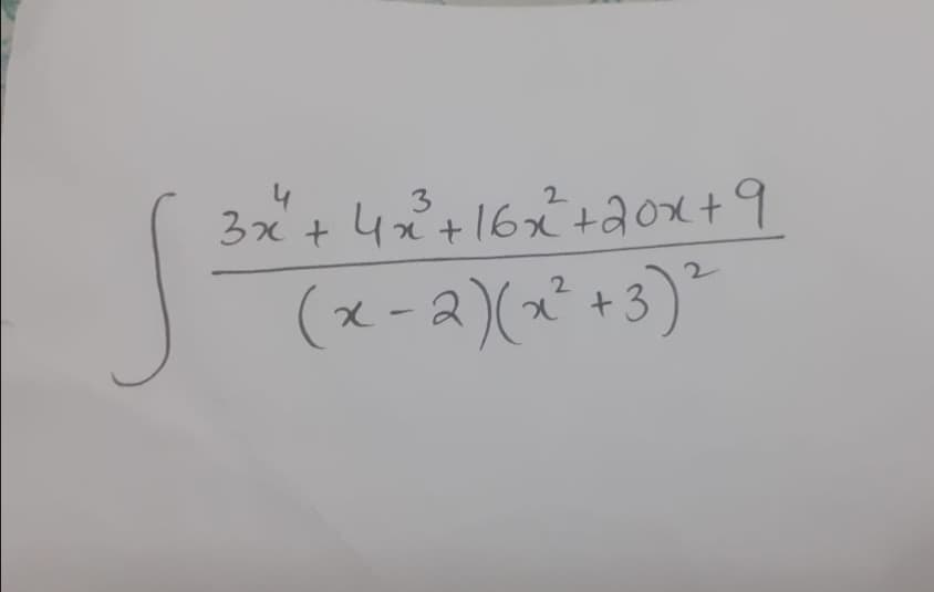 3x + 4z²+16*+20x+9
(x-2)(x* +3)*
