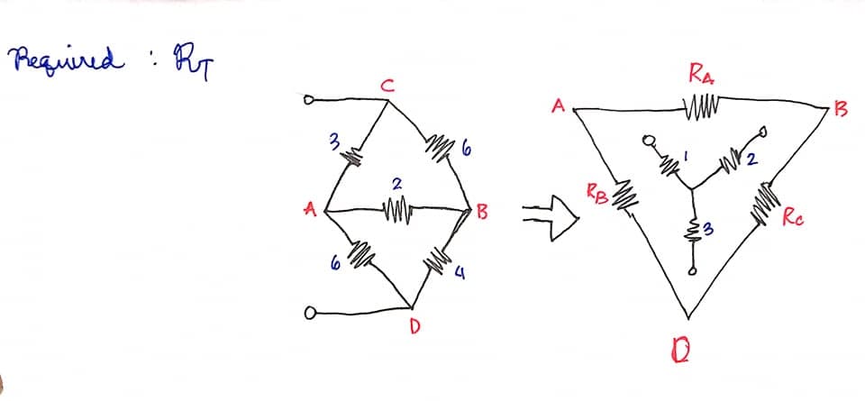 Pequired :
RA
A
3
6
2
A
B
Rc
6
