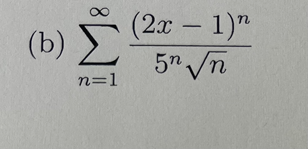 (2т - 1)"
(b) E
5 /n
n=1
