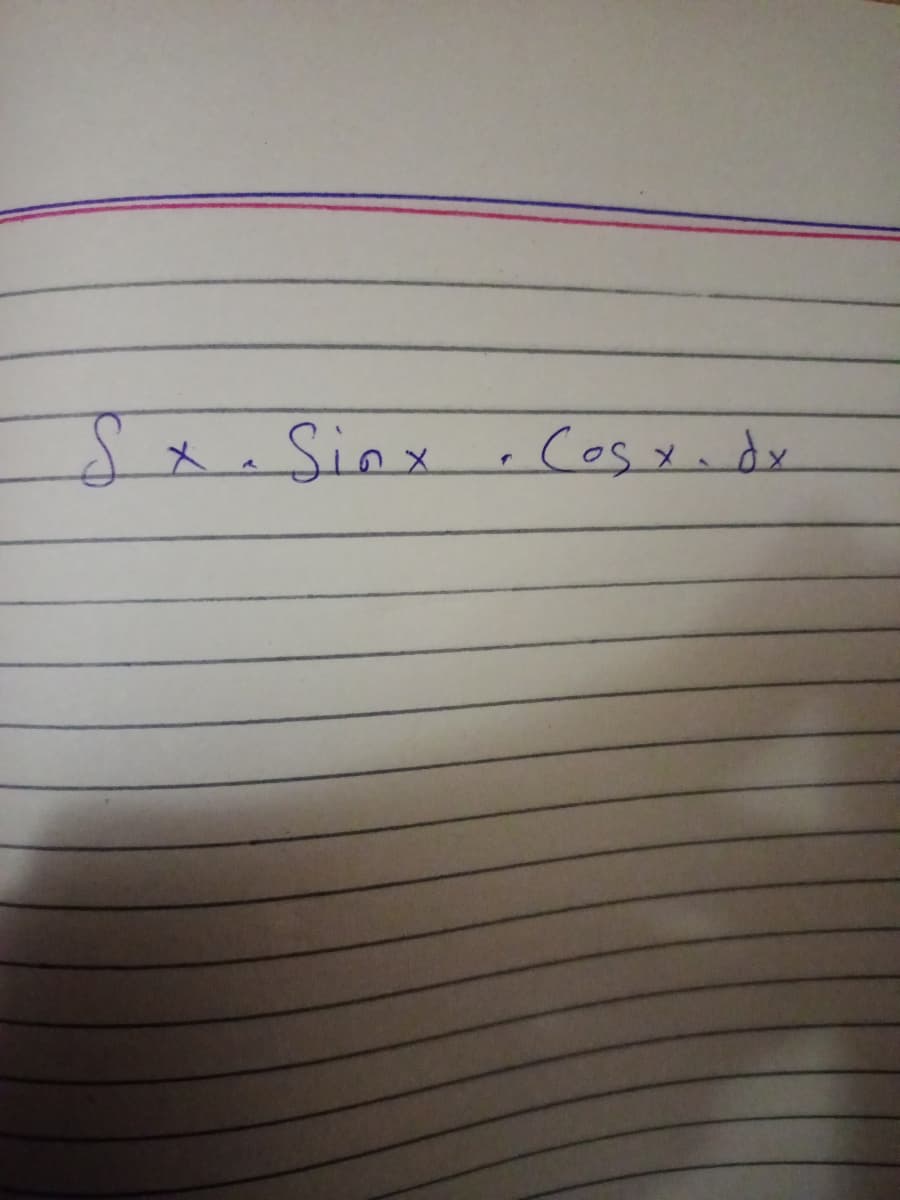 Sx.Sinx
Cosy.dx

