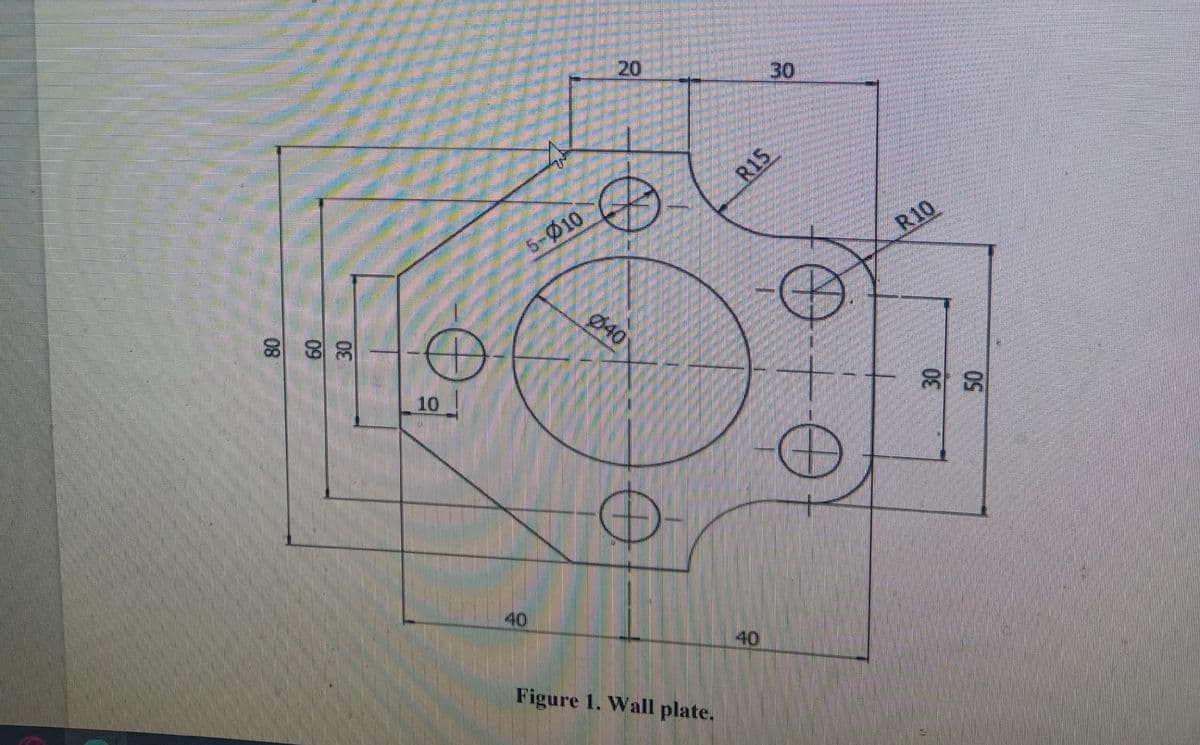 20
30
R15
5-010
R10
888
040
10
40
40
Figure 1. Wall plate.
