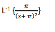 L-¹
(s+ π)²