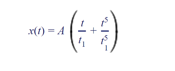 x(t) = A
1
