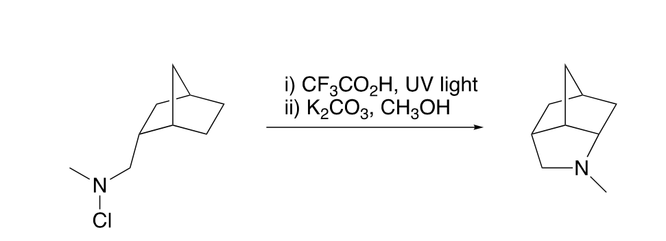 i) CF;CO2H, UV light
ii) K2CO3, CH;OH
-N.
ČI
