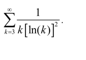 1
Σ
k [In(k)]°
k=3
