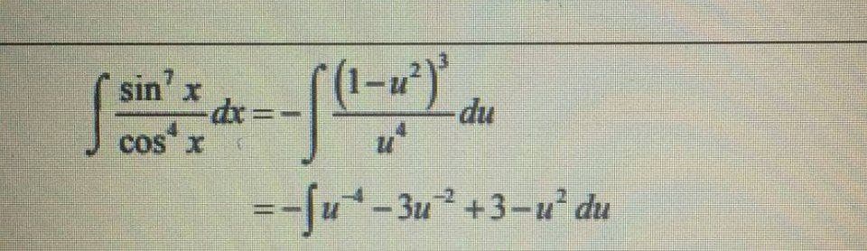 sin' x
* de =
cos x
du
u
=-Ju-3u² +3-u' du
