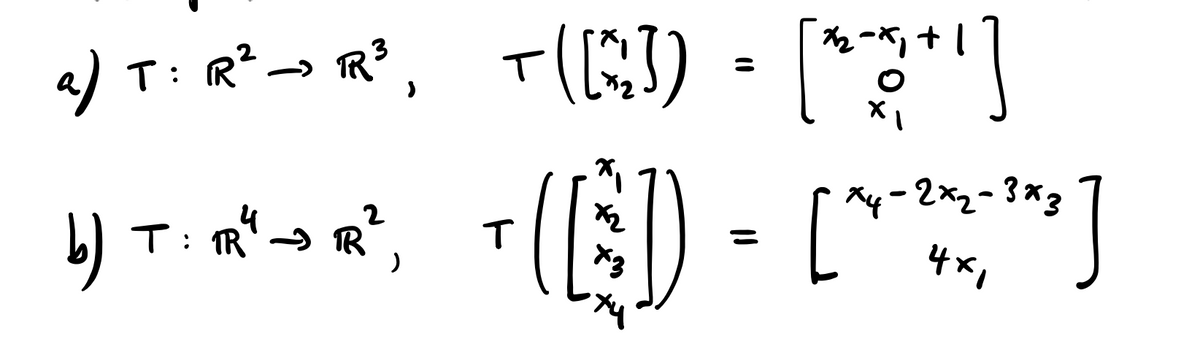 ソTパー, T(CI)·[*]
J
() - [^*** )
b) T: R*→ R, T
T: R' R
4x,

