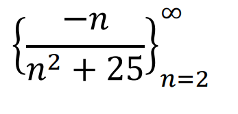 -n
n² + 25-
n=2
8.
