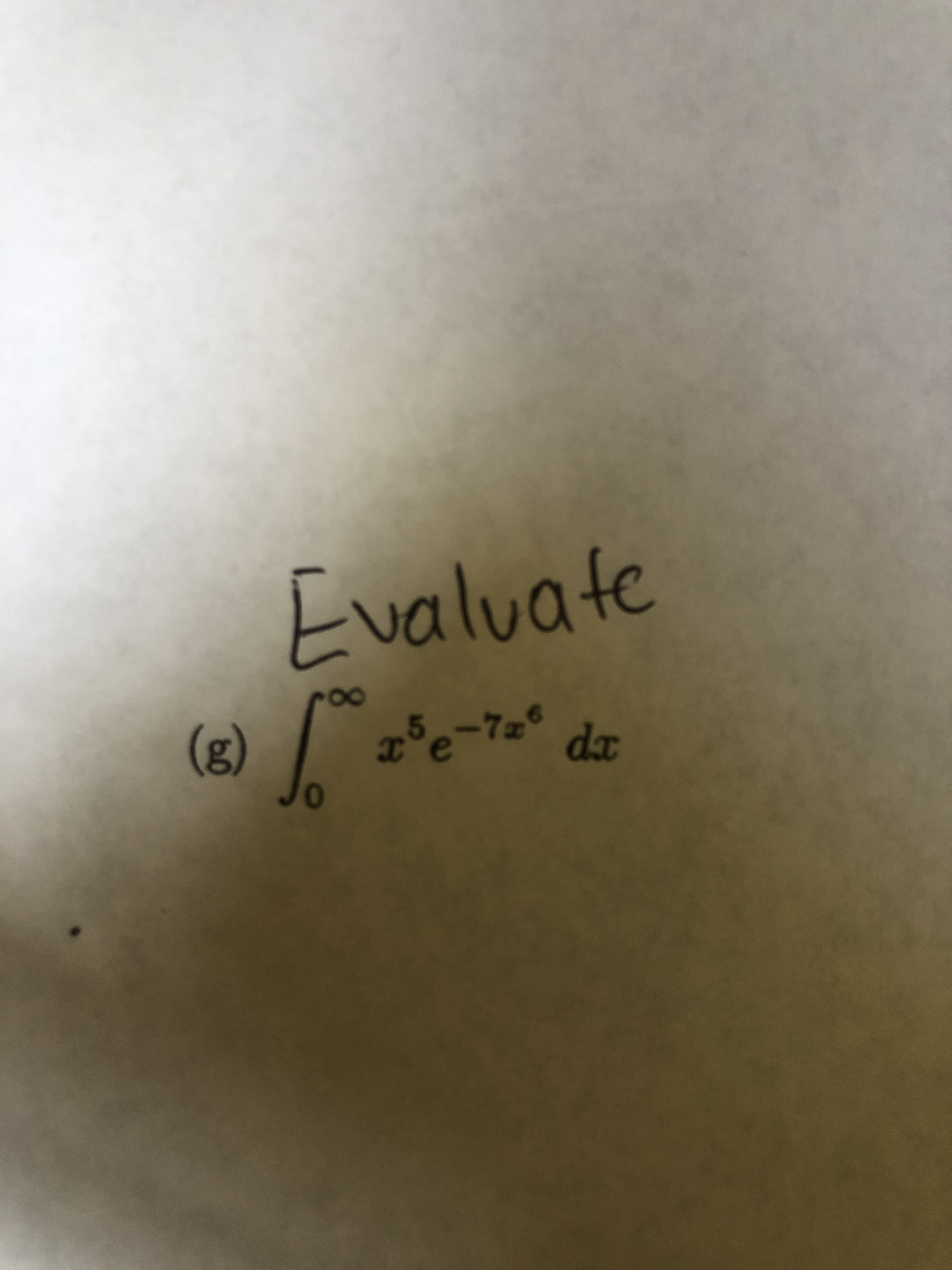 Evaluate
(g)
5-72
е

