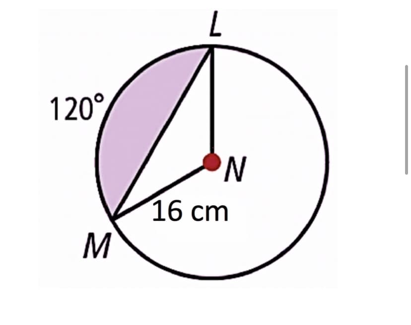 120°
16 cm
M
