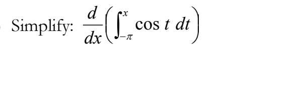 d
Simplify: C.
Lcos i dt
cos t
dx
