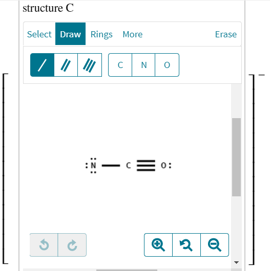 structure C
Select Draw Rings More
Erase
C
N
0:
