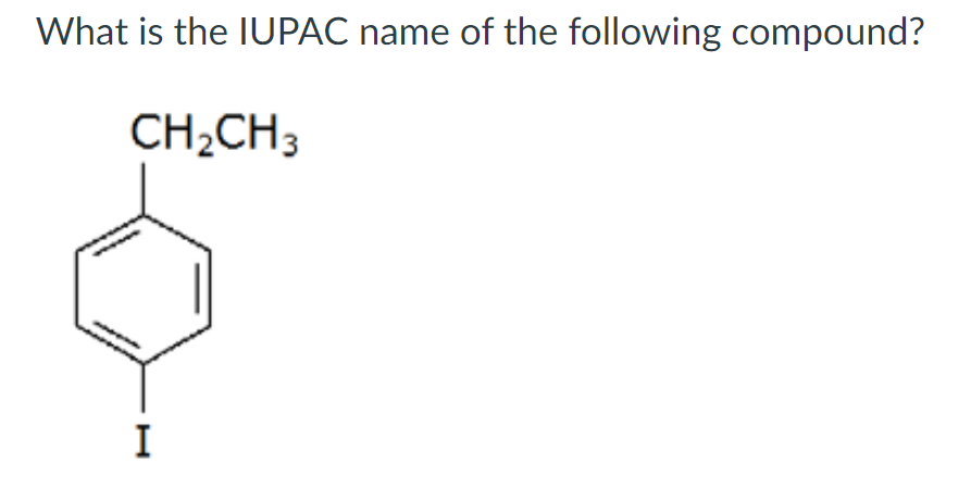 What is the IUPAC name of the following compound?
CH,CH3
I
