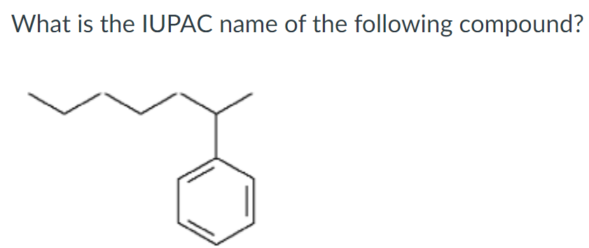 What is the IUPAC name of the following compound?
