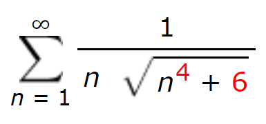 Σ
n = 1
n* + 6
