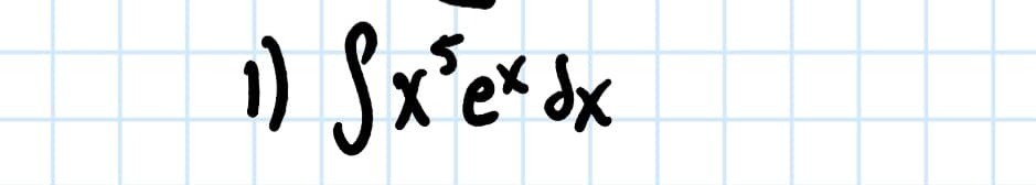 ex dx

