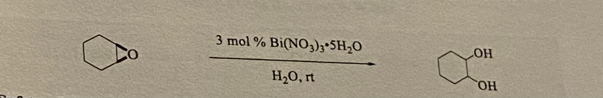 3 mol % Bi(NO3)3•5H2O
H2O, rt
ОН
