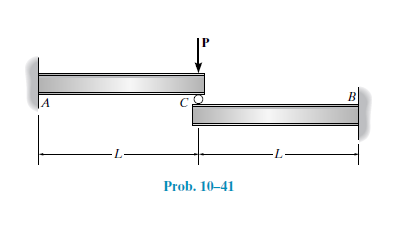 B
A
-L-
Prob. 10-41
