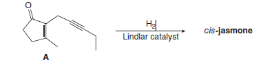 Hal
Lindlar catalyst
cis-jasmone
