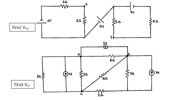 Find Vxy
3A
20
Find Va
