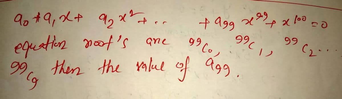 っe xl00
9。9,火+ 9g×.
99
equation 0ot's qme
99 Co)
ág9 .
of
99
thee the yalue
