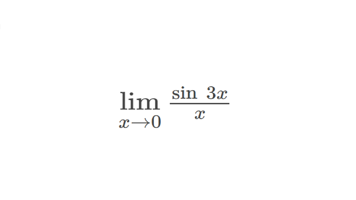 lim sin 3x
0-x
