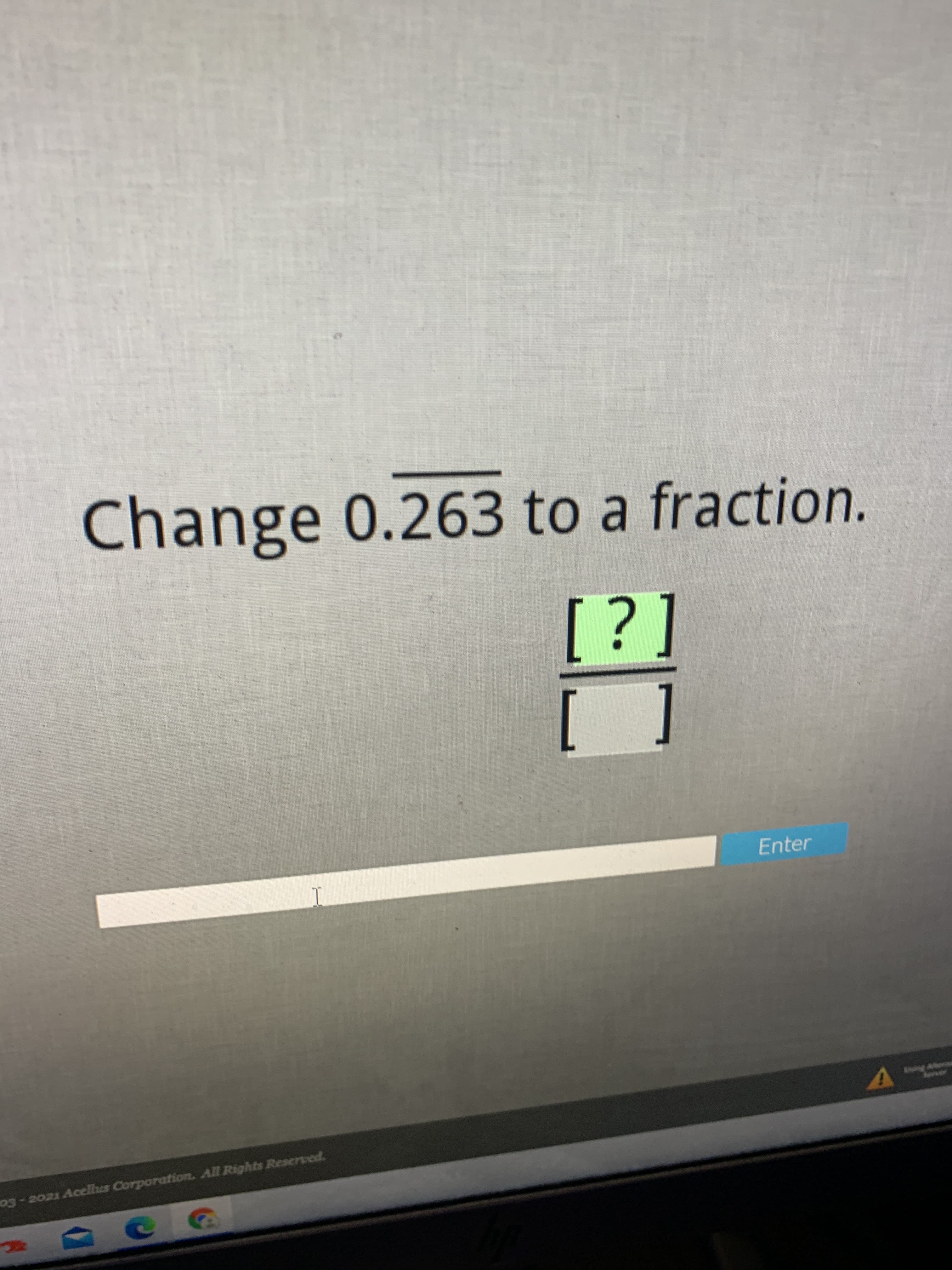 0.263to a fraction.
