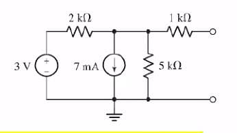 2 k2
1 kN
3 V
7 mA
5 kΩ
