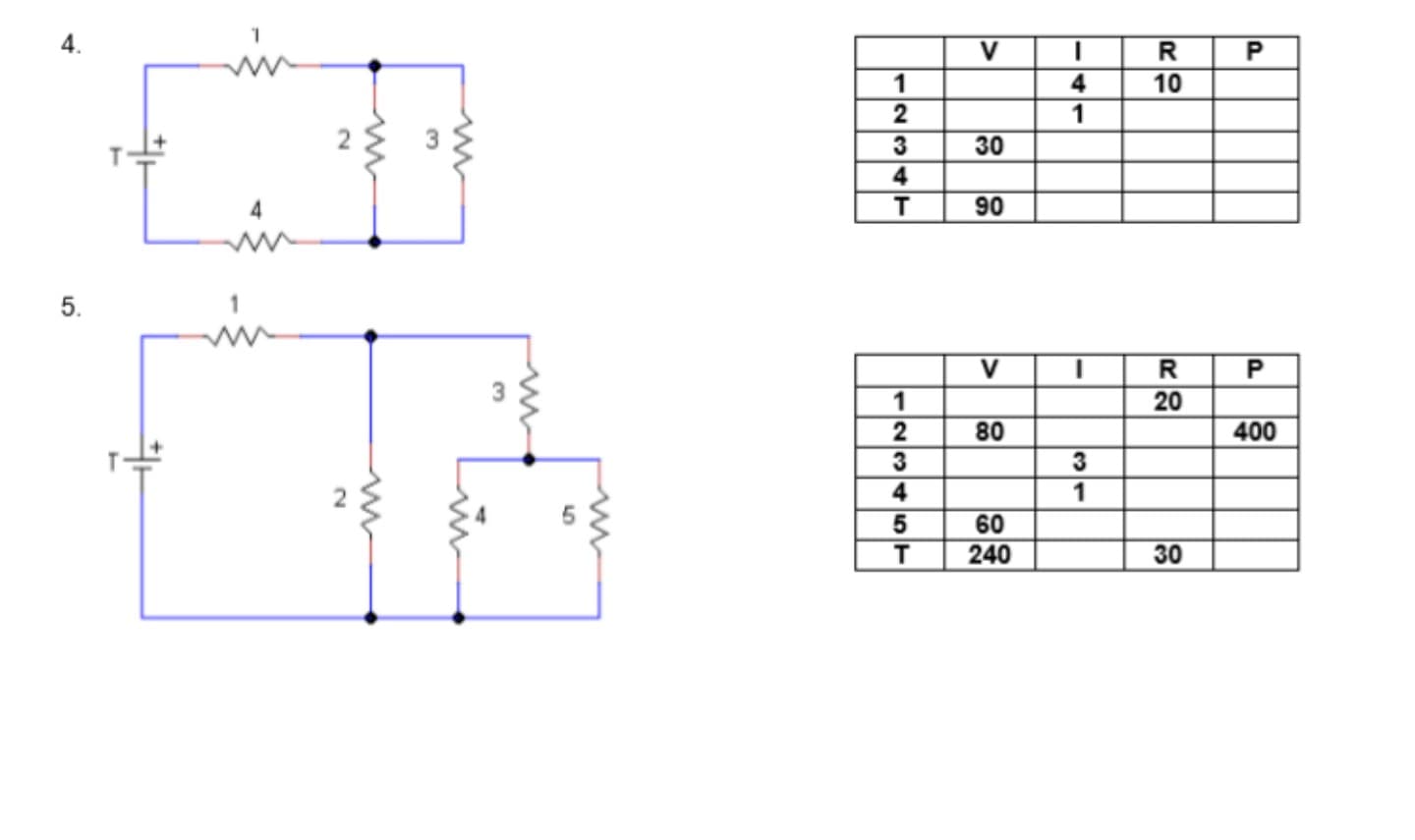 V
R
4
10
2
1
30
4
90
5.
V
R
20
2
80
400
4
1
60
240
30
la
2.
