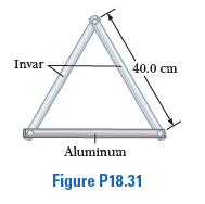 Invar
40.0 cm
Aluminum
Figure P18.31
