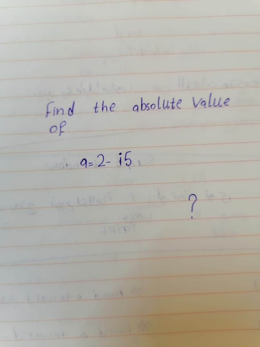 find the absolute Value
of
h 9=2- 15

