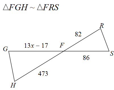 AFGH ~ AFRS
R
82
13x – 17
F
G
S.
86
473
H
