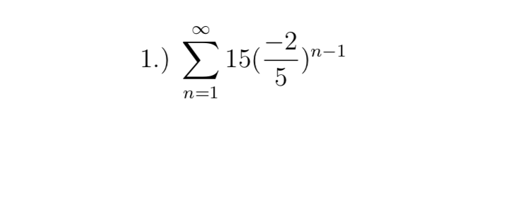 1.) 15(-1
n=1
