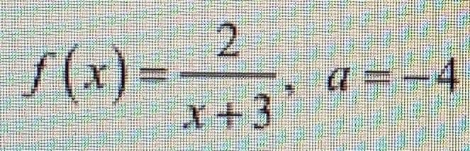 2
f(x)3D
X+3
a =-4
