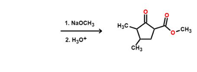 1. NaOCH3
H3C.
CH3
2. H,0+
CH3
