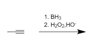 1. BH3
2. H₂O2, HO-