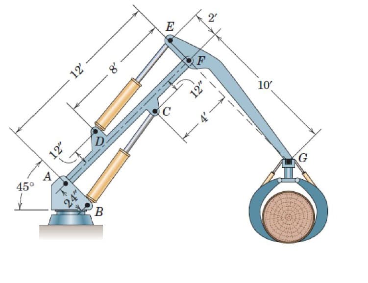 2'
E
10
4'
D
A
45°
B
12
12"
24"
12"
