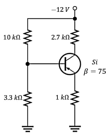 -12 V
10 kN
2.7 kN.
Si
B = 75
3.3 kn.
1 kn.
