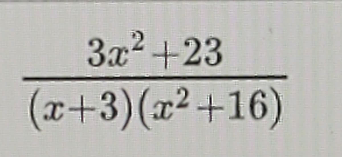3x²+23
(x+3)(x²+16)
