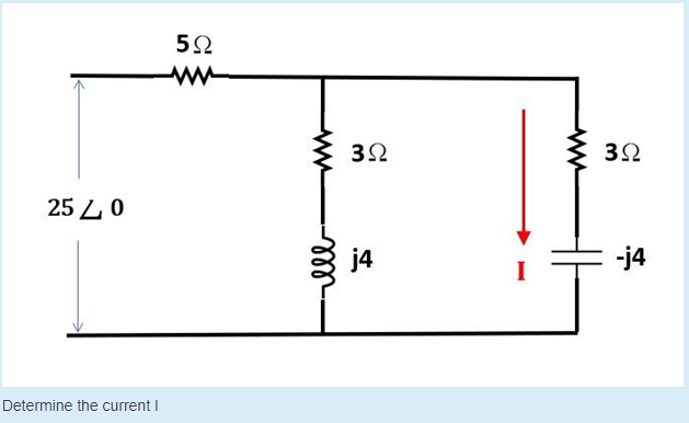 52
ww-
3Ω
32
25 L 0
j4
-j4
Determine the current I
ell
ww
