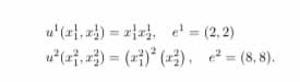u' (파, 교) %3D 패패, el=(2,2)
u2(, 교금) %3 (퍼)" (13), e2= (8, 8).
